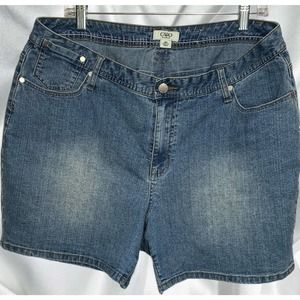 Cato Woman 5 Pocket Stretch Denim Shorts Size 18W